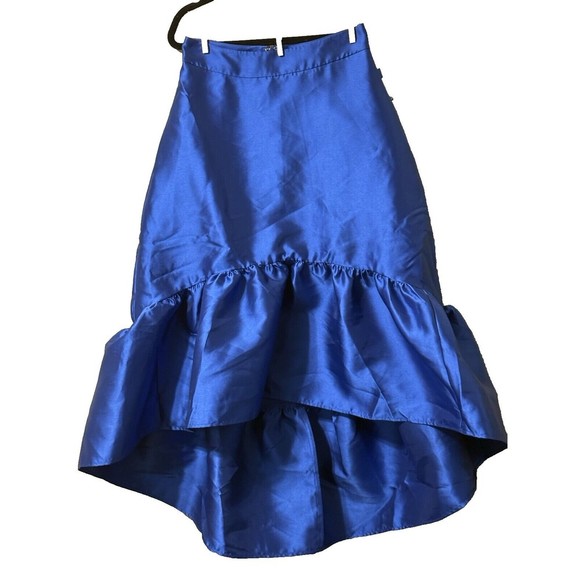 Mare Mare X Anthropologie Ruffled Skirt Blue XS - Picture 1 of 10